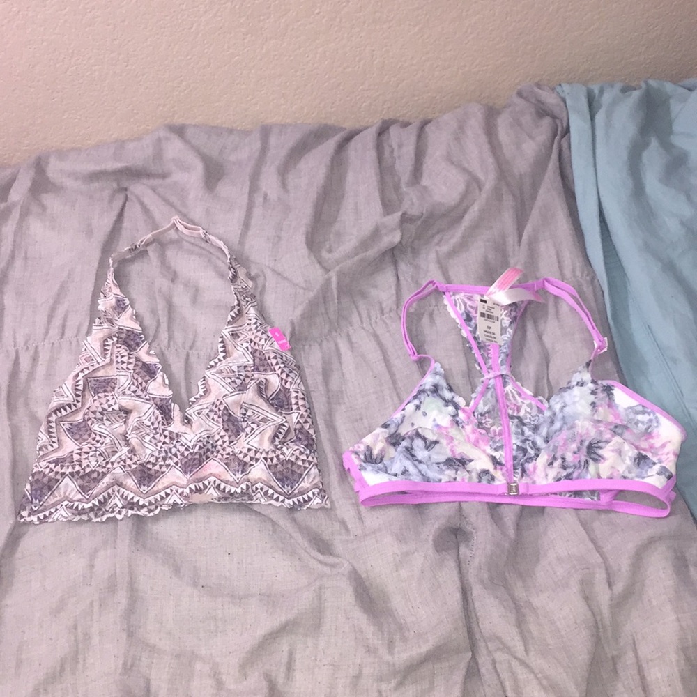 PINK bralettes